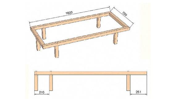 Каркас кровати