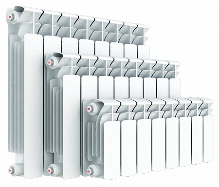 Радиаторы биметаллические позволяют выдержать единый стиль в помещениях с различными ограничениями по высоте в местах их установки