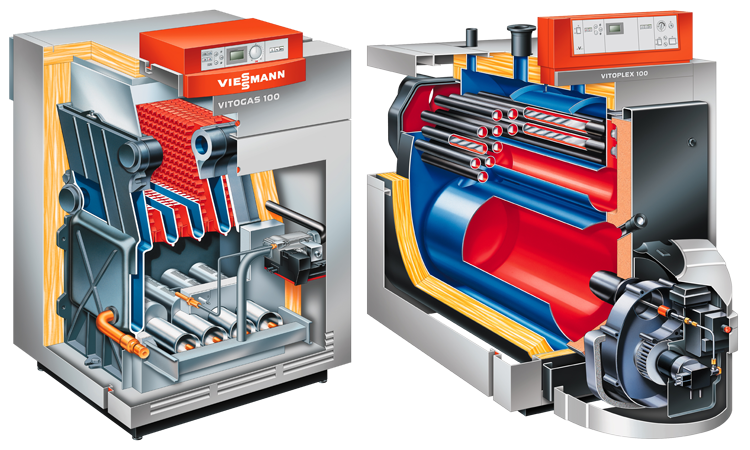 конструкция напольного котла
