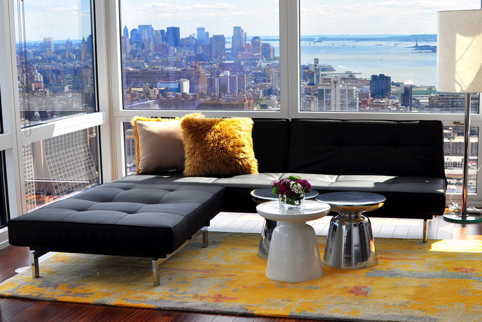 mid-century-coffee-table-living-room-contemporary-with-leather-chair-glass-doors-19