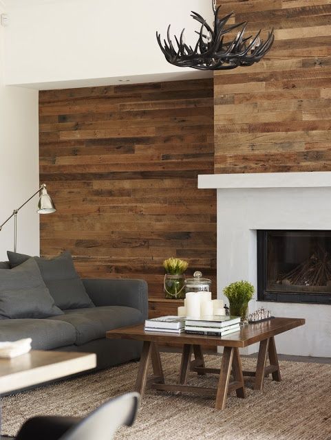 Simplified fireplace design