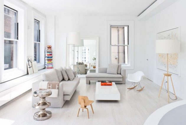 Дизайн квартиры-студии: мебель
