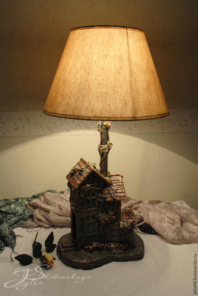 Лампа-дом из того, что под рукой, фото № 16