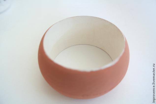 Создаем кольца для салфеток с эффектом кракле в стиле 