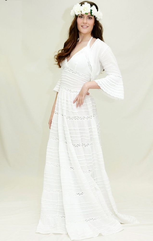 Белое бохо, или Шикарная одежда для королевы летнего пляжа, фото № 77