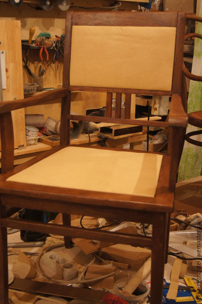 Реставрируем старое кресло: мастер-класс, фото № 11