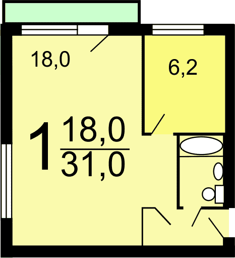 планировка дома серии 335