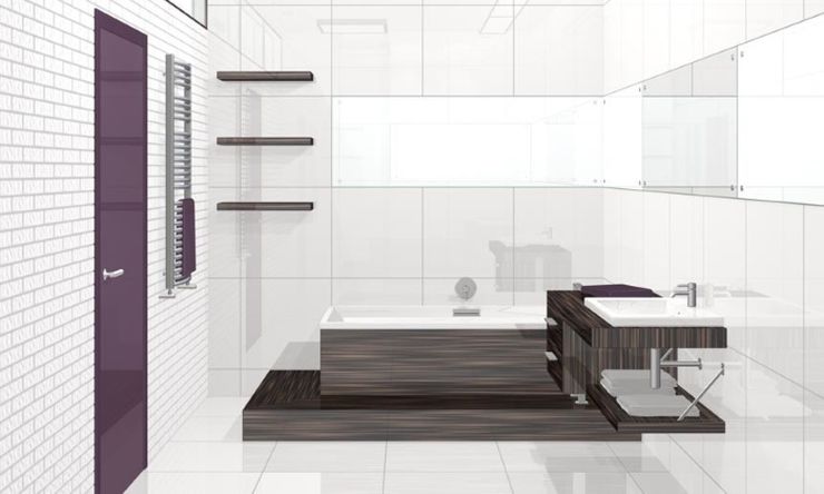 Декор ванной комнаты стиль минимализм для перфекционистов