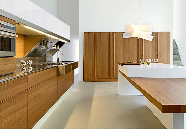 modern wooden kitchen