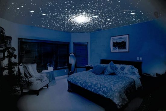 Потолок с изображением звездного неба