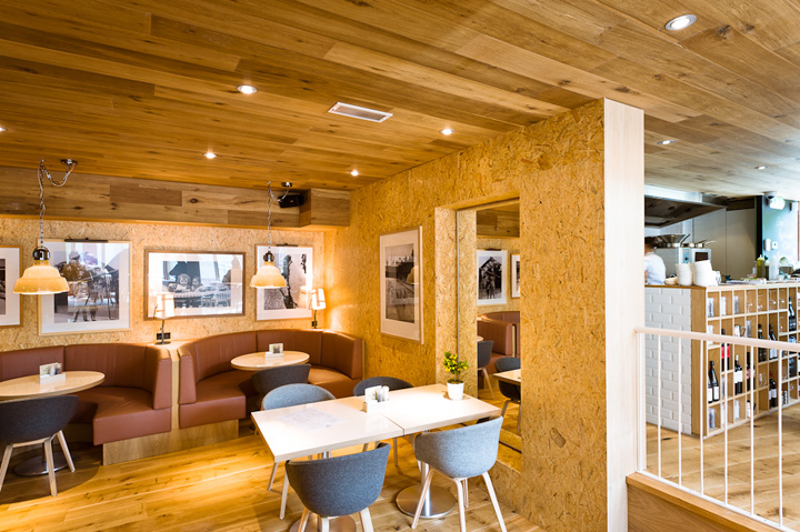 Необычный дизайн интерьера Flinders Café в Амстердаме
