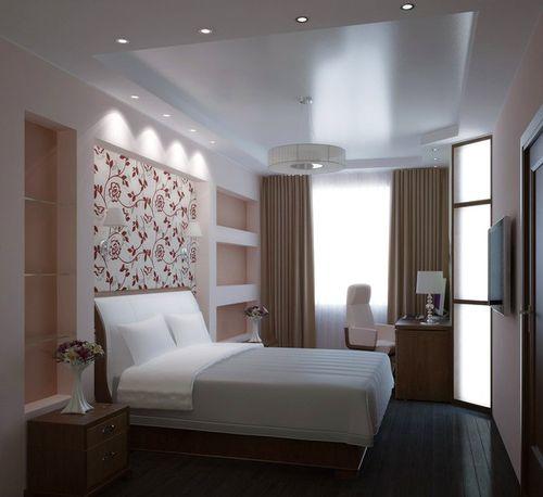 Даже в маленькой спальне можно создать красивый интерьер, который будет радовать приятной и уютной атмосферой
