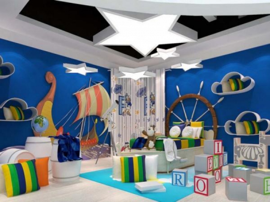 Дизайн мальчиковой комнаты для дошкольника