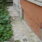 Деформированная отмостка