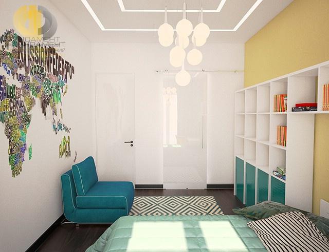 Дизайн комнаты подростка в белом цвете