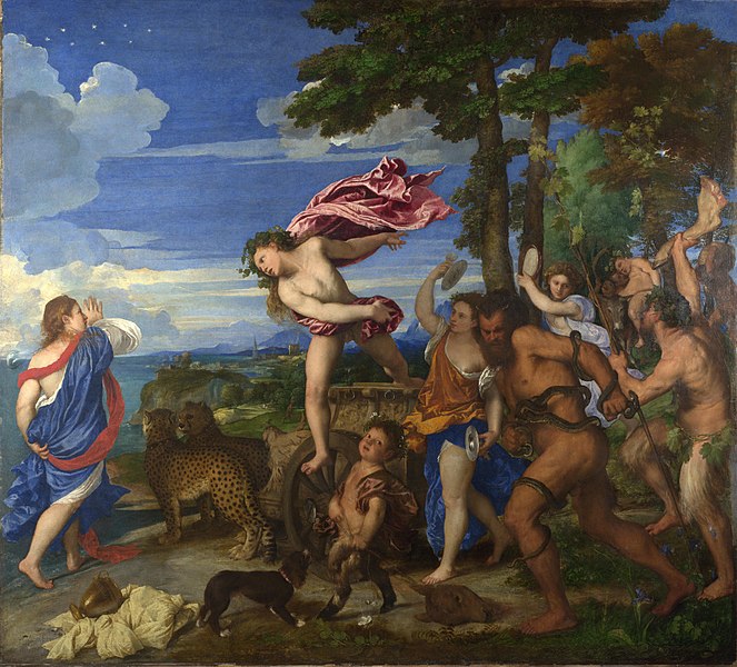 Meeting of Bacchus and Ariadne by Titian1520-1523Oil on canvas