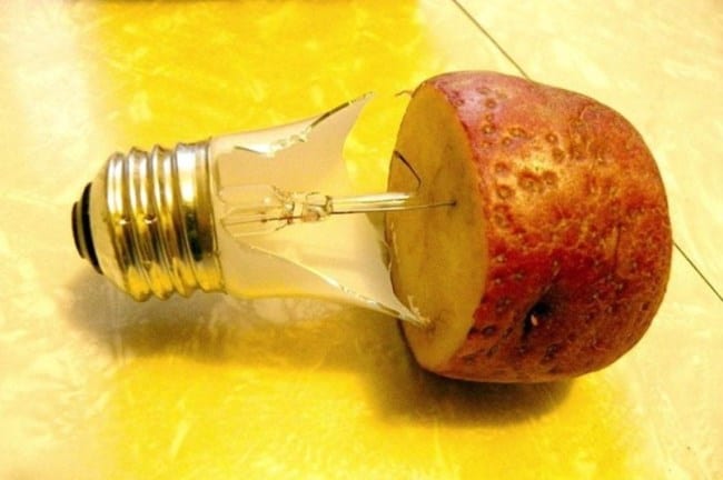 Сырая картошка поможет справиться с осколками