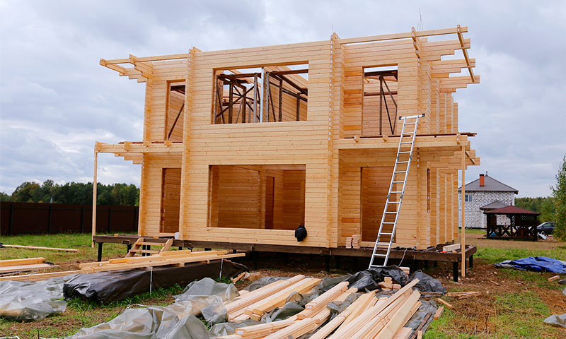 Технология строительства дома из двойного бруса по финской технологии Теплый дом