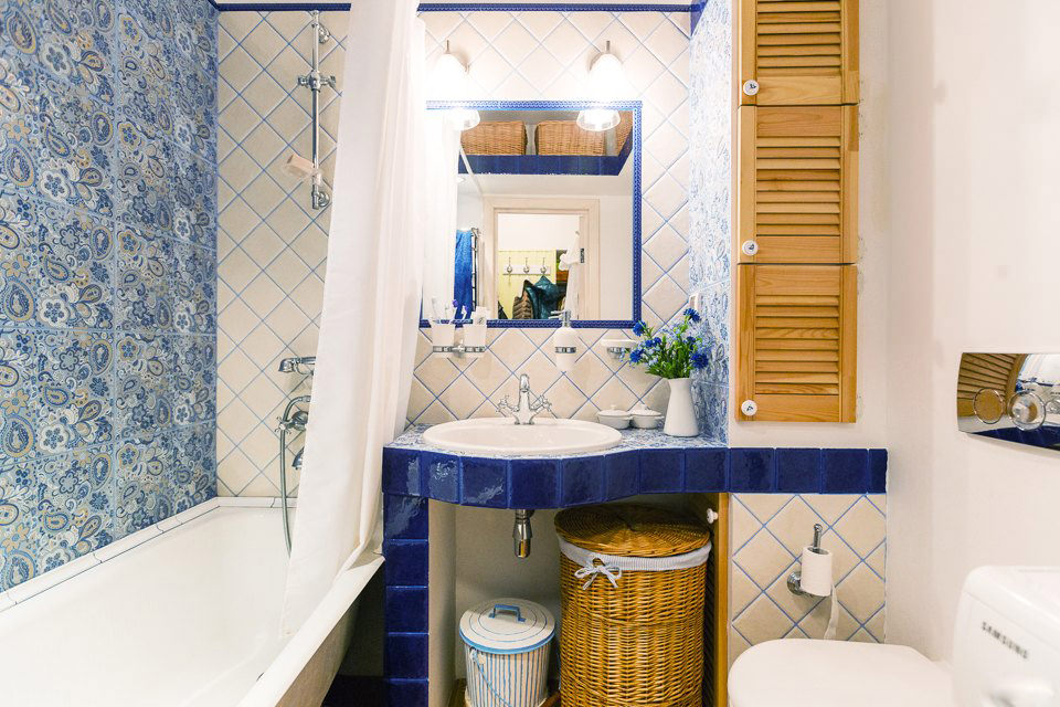Дизайн ванной комнаты в стиле прованс фото