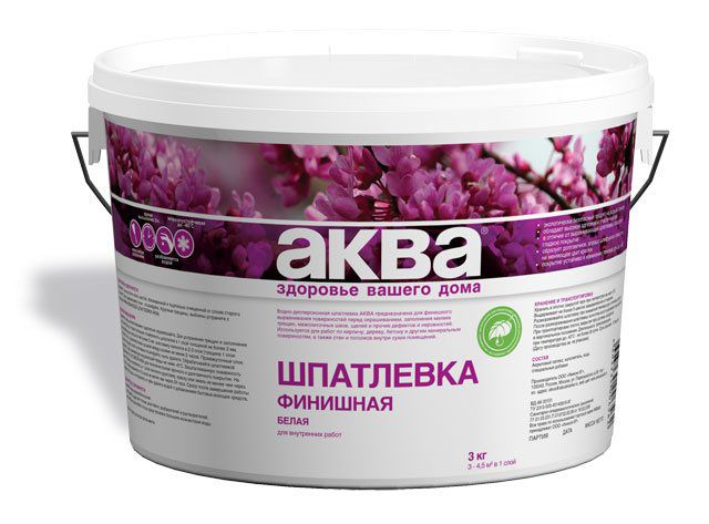 Очень удобны в работе готовые акриловые финишные шпатлевки