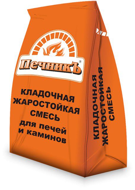 Готовая сухая строительная смесь для кладки печей и каминов