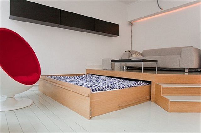 Новое направление в мебельном дизайне: кровать-подиум