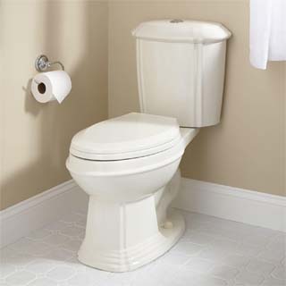 Hard to Clean-2-piece Toilet