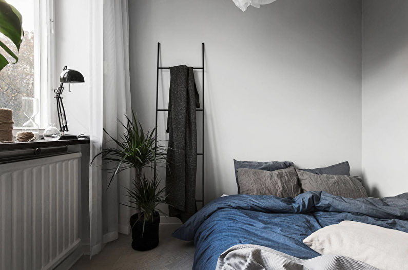 Дизайн спальни 12 кв.м. в скандинавском стиле