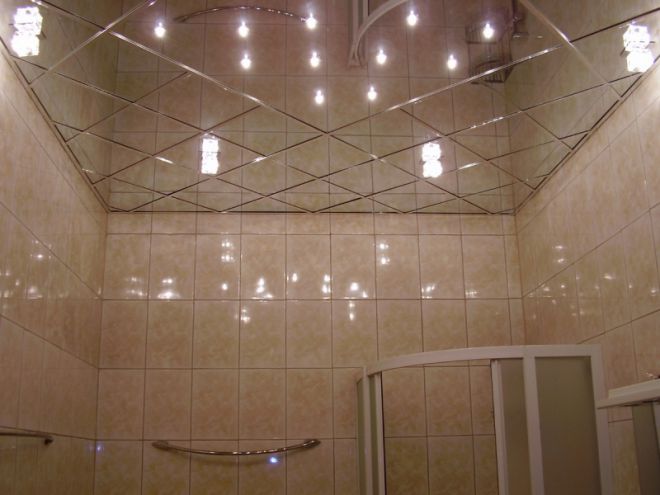 кассетный потолок в ванной