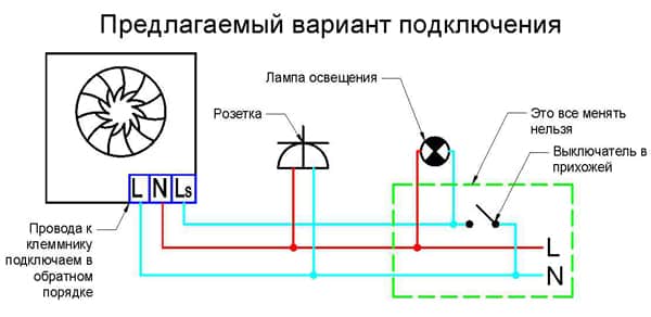 схема подключения модели с таймером