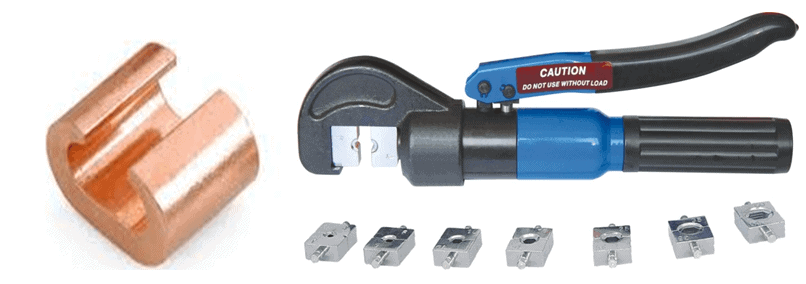 C connector and crimping tool
