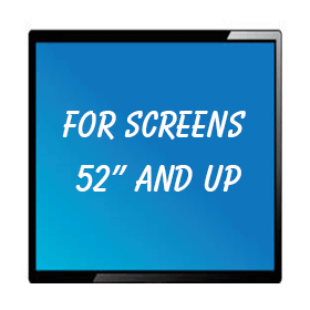 TV wall mounts for large flat screens monitors 52 inches and larger