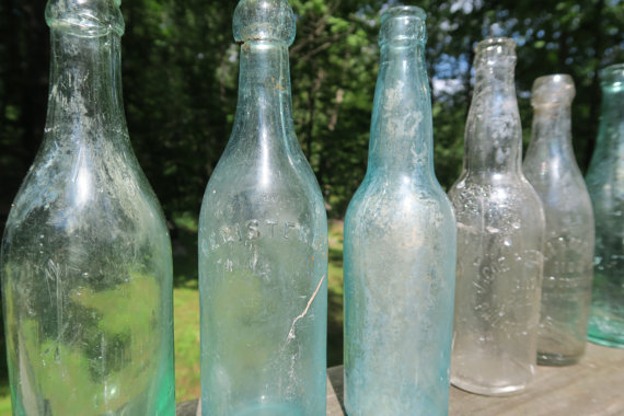 стеклянные бутылки